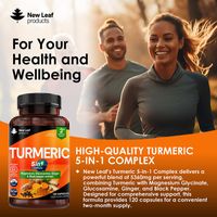 New Leaf Turmeric 5 in1 Capsules